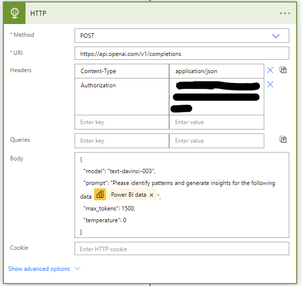 Utilising Chat GPT API to Analyse a Power BI Dataset with Power ...