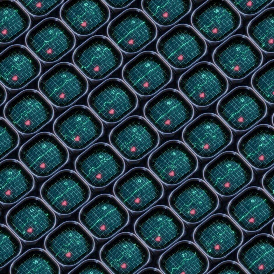 a computer generated image of a bunch of circles